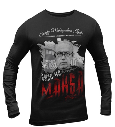 Bluzka termoaktywna MAKSYMILIAN KOLBE CZARNA